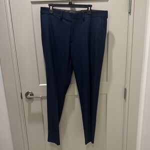 Haggar Blue Dress Pants Slim Fit